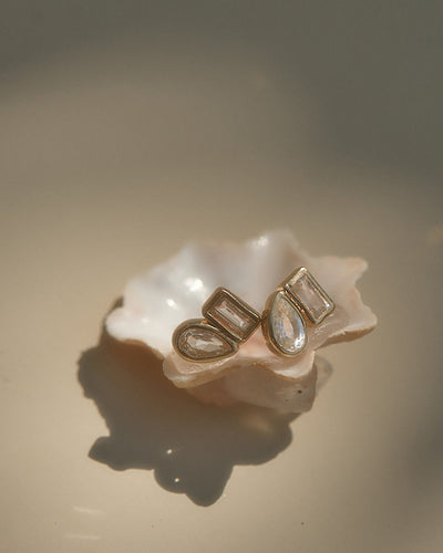 Kirstin Ash Place Studs, Gold