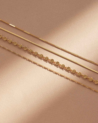 Kirstin Ash Reflection Chain Necklace, Gold
