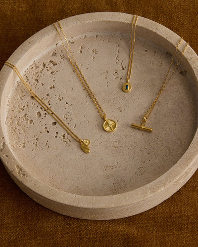 Kirstin Ash Roam T - Bar Necklace, Gold