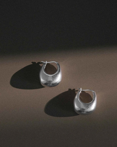 Kirstin Ash Tresor Hoops Medium, Silver