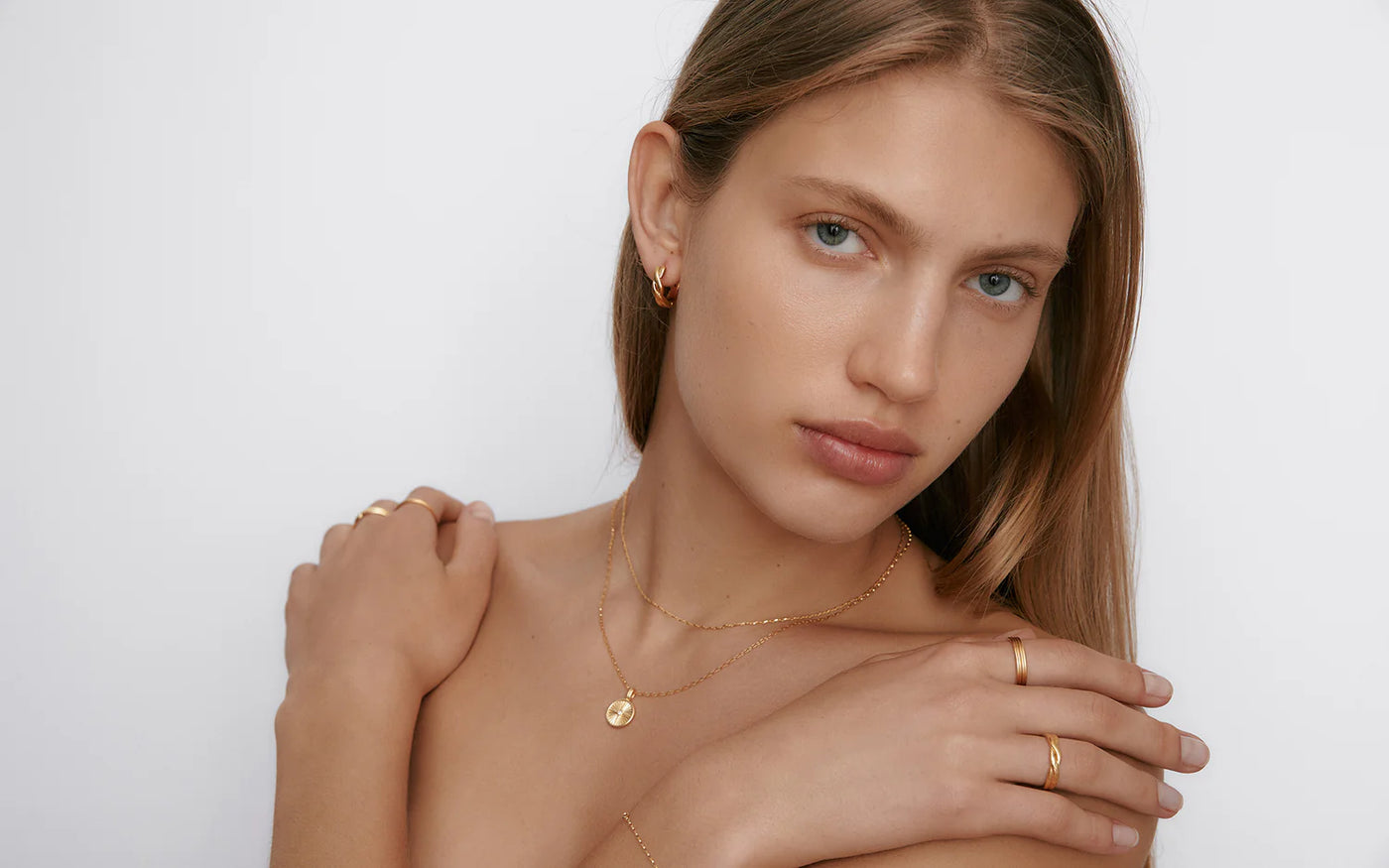 Kirstin Ash Wander Coin Necklace, Gold