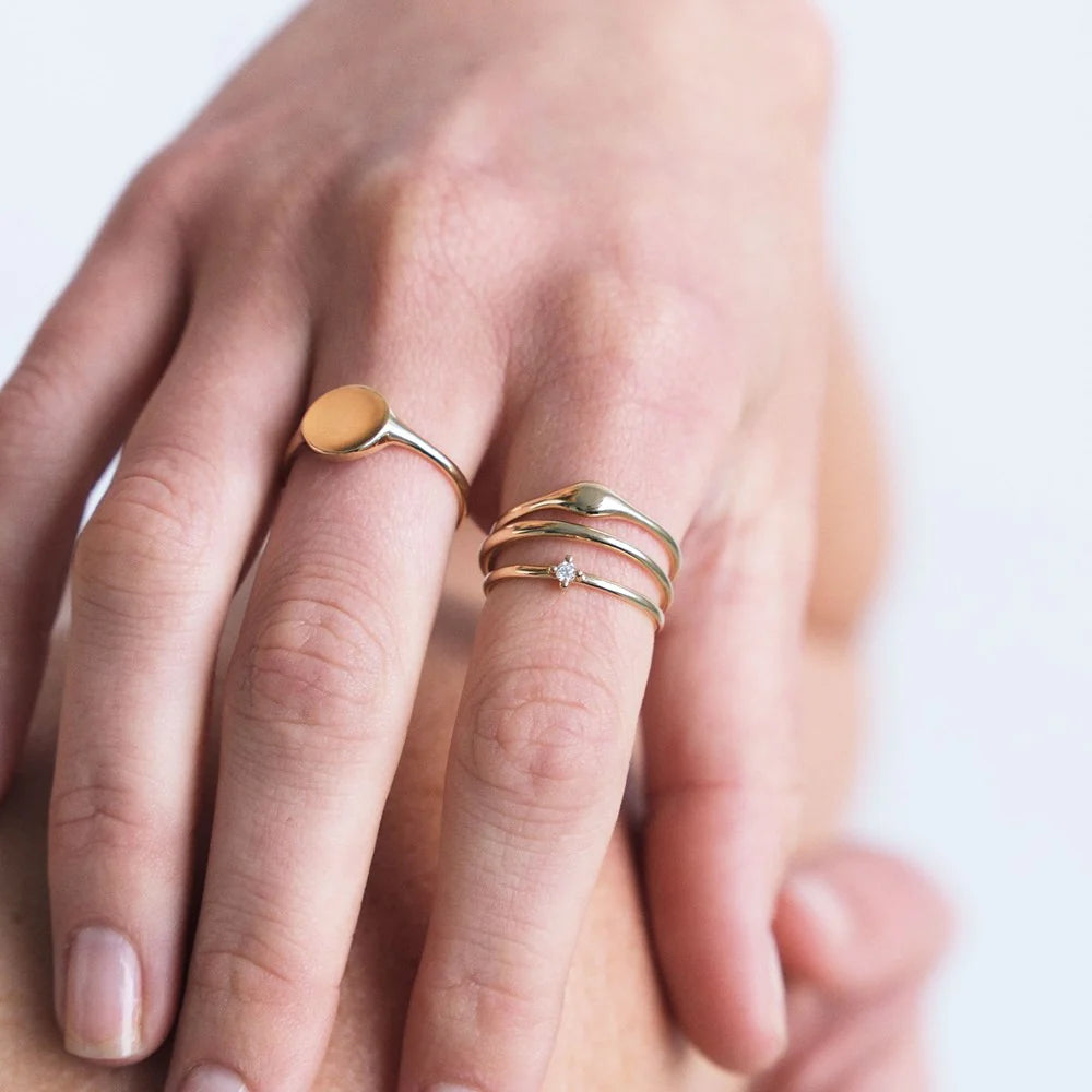 Linda Tahija 9k Gold Form Ring