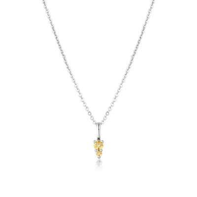 Linda Tahija Binary Gemstone Necklace, Citrine, Gold or Silver