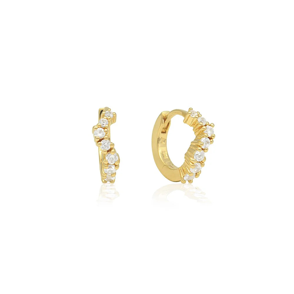 Linda Tahija Ebb Huggie Earrings