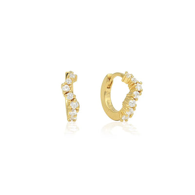 Linda Tahija Ebb Huggie Earrings