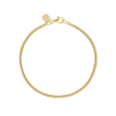 Linda Tahija Fluid Snake Chain Bracelet, Gold