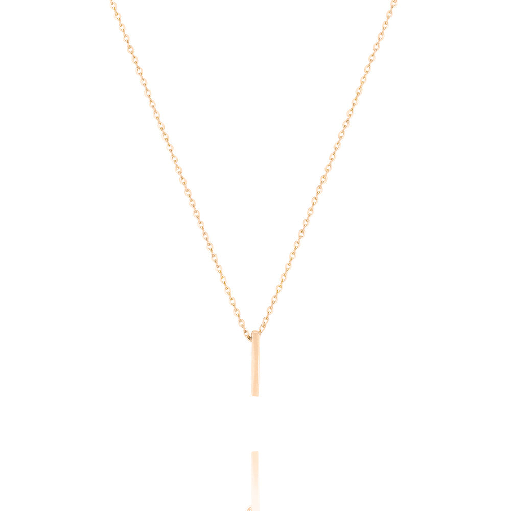 Linda Tahija Letter Necklace, Silver (A-Z)
