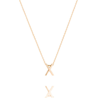 Linda Tahija Letter Necklace, Gold (A-Z)