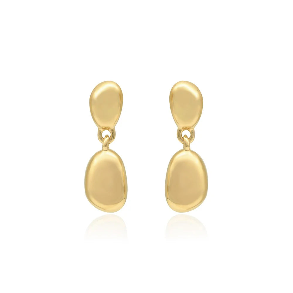 Linda Tahija Lou Drop Earrings, Gold