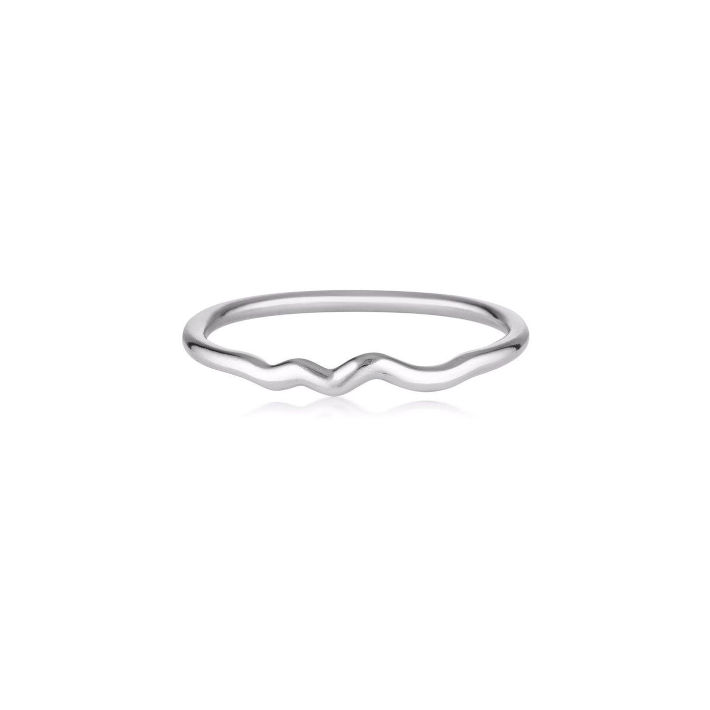 Linda Tahija Wave Ring, Silver