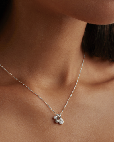 By Charlotte Ocean Mist Necklace, Silver
