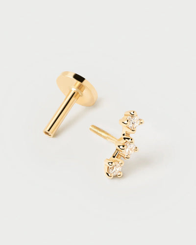 PD Paola Fine 18k Gold Diamond Brooklyn Cartilage Earring