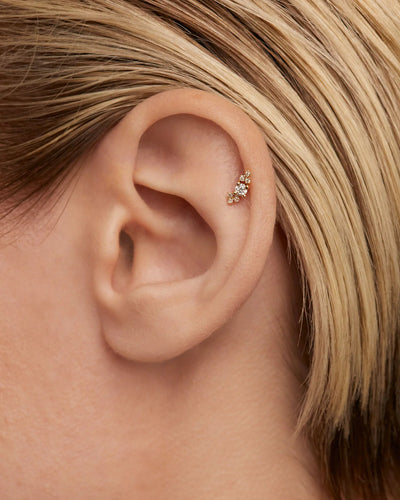PD Paola Fine 18k Gold Diamond Amelie Cartilage Earring