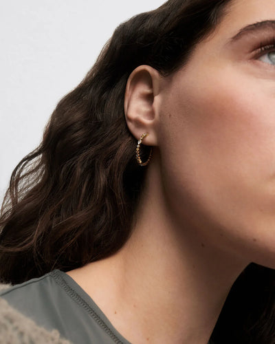 PD Paola Lotus Hoop Earrings, Gold