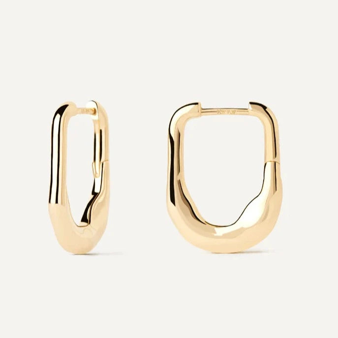 PD Paola Magma Hoop Earrings, Gold