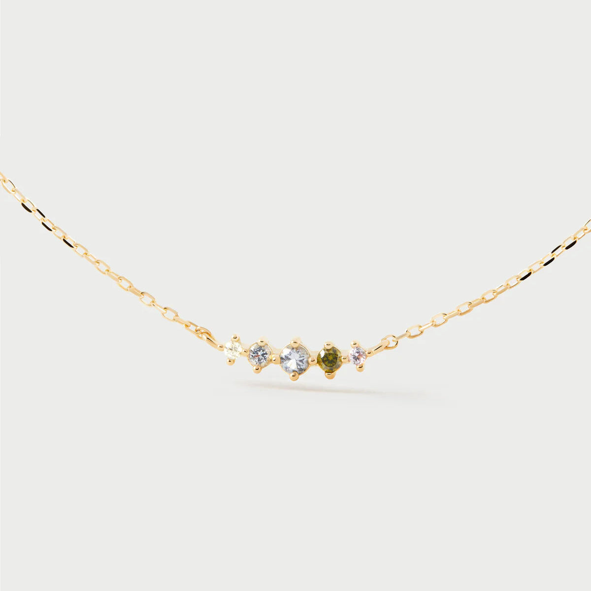 PD Paola Multicolour Estela Necklace, Gold