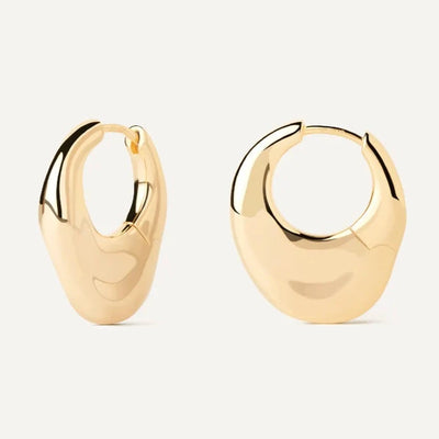 PD Paola Volcano Hoop Earrings, Gold