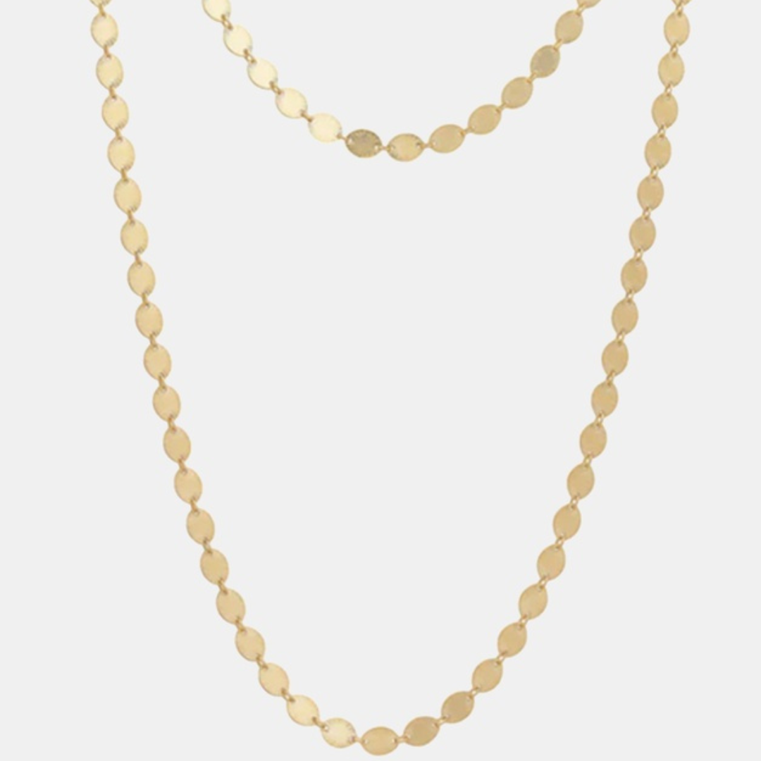 Rachel Jackson Sunburst Long Chain Necklace