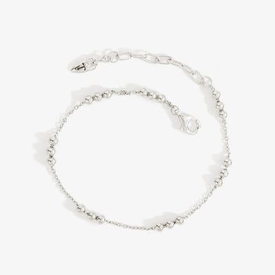 Temple of the Sun Alba Station Bracelet, Silver