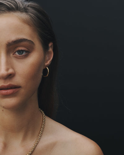 Temple of the Sun Amari Hoops, Gold