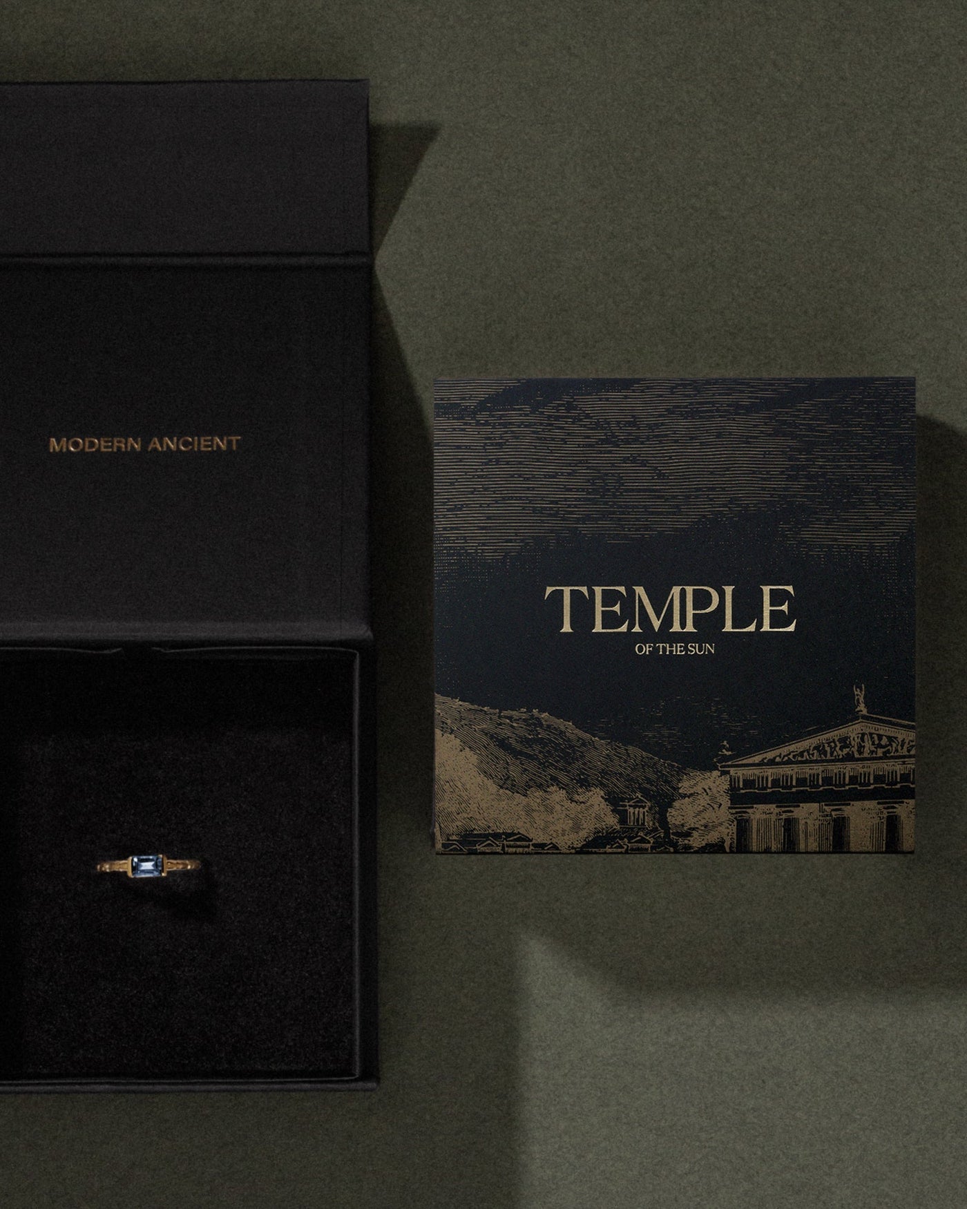 Temple of the Sun Amari Hoops, Gold