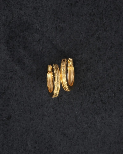 Temple of the Sun Arete Huggies, Gold