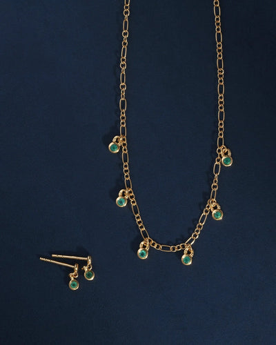 Temple of the Sun Ceres Drop Studs, Gold