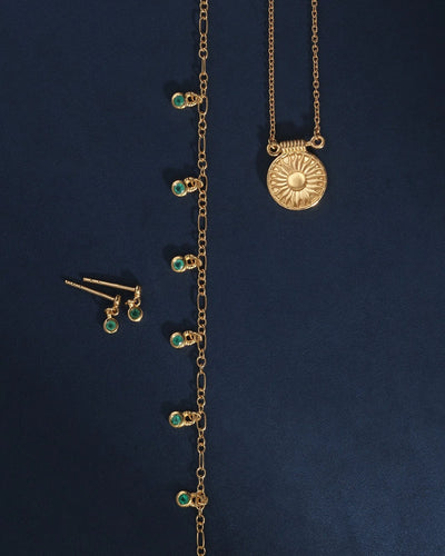Temple of the Sun Ceres Necklace, Gold