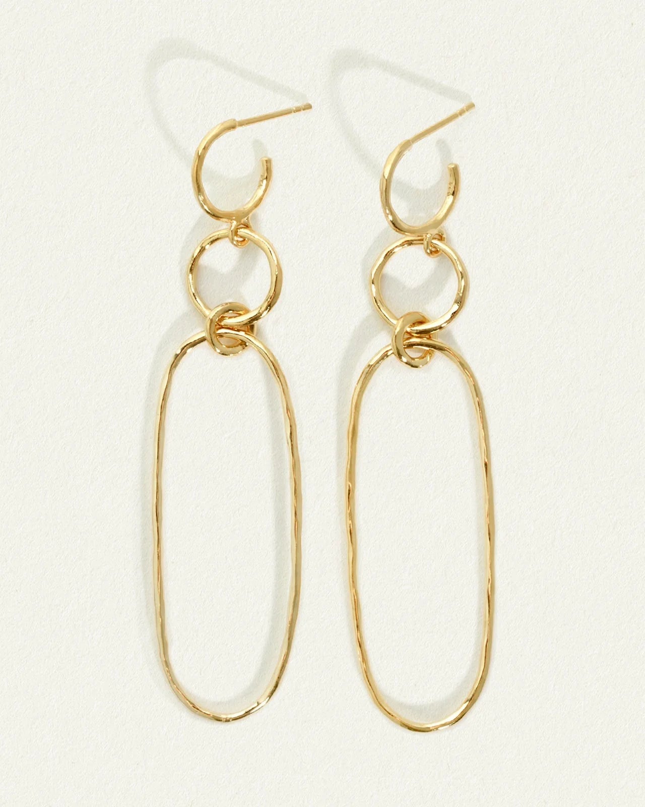 Temple of the Sun Elsie Earrings, Gold