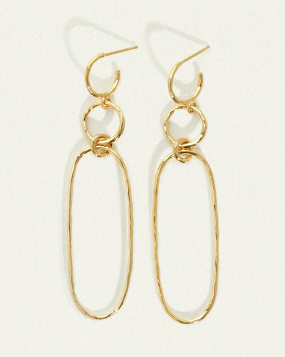 Temple of the Sun Elsie Earrings, Gold