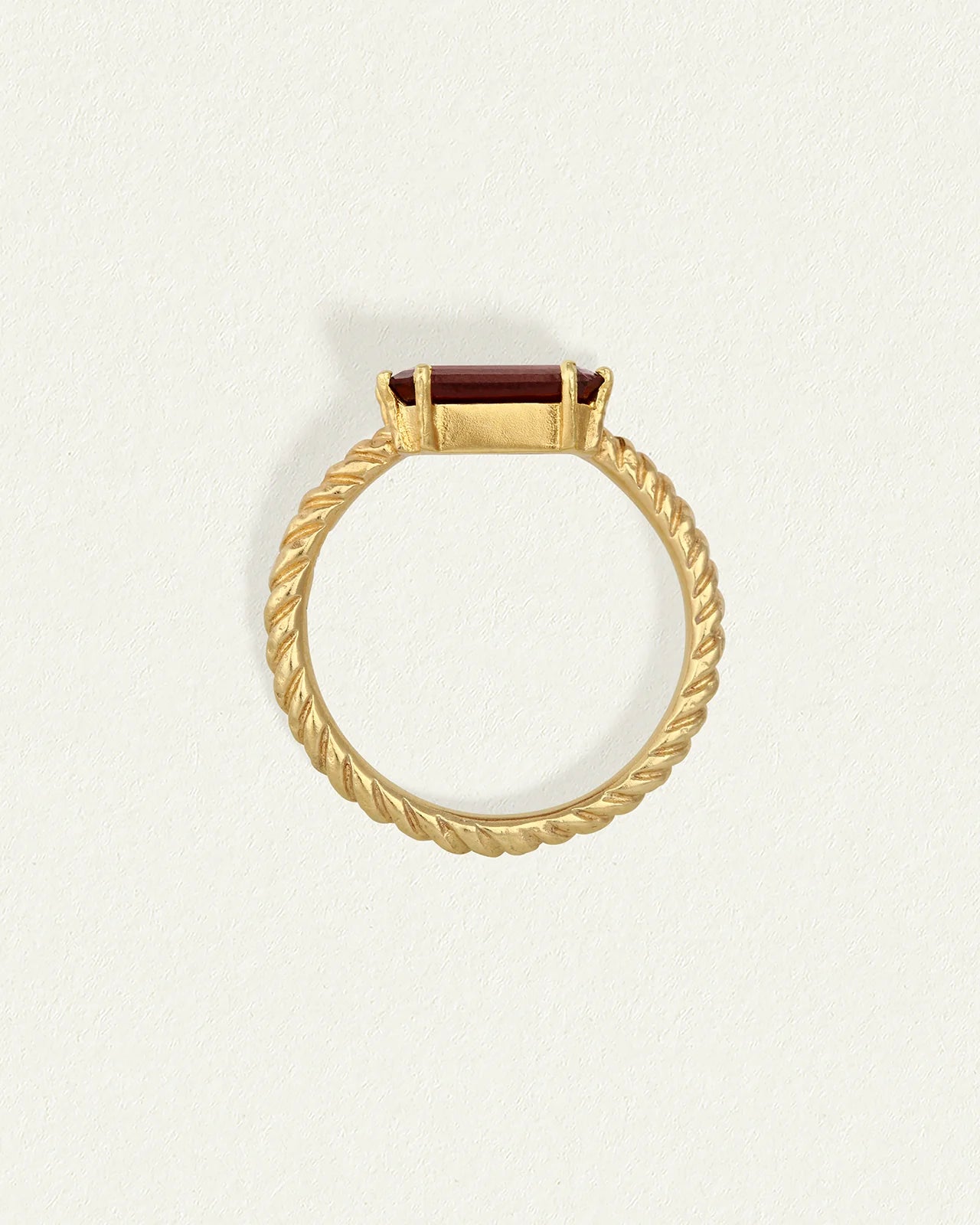 Temple of the Sun Ember Ring, Gold