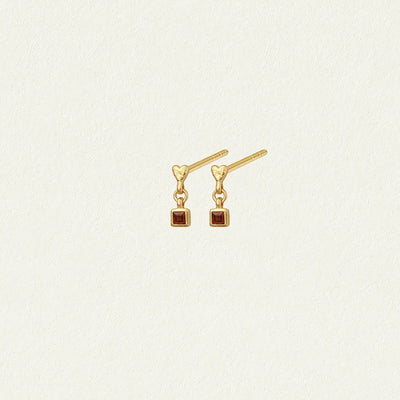 Temple of the Sun Eros Drop Studs, Gold