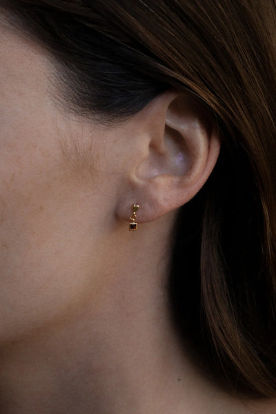 Temple of the Sun Eros Drop Studs, Gold