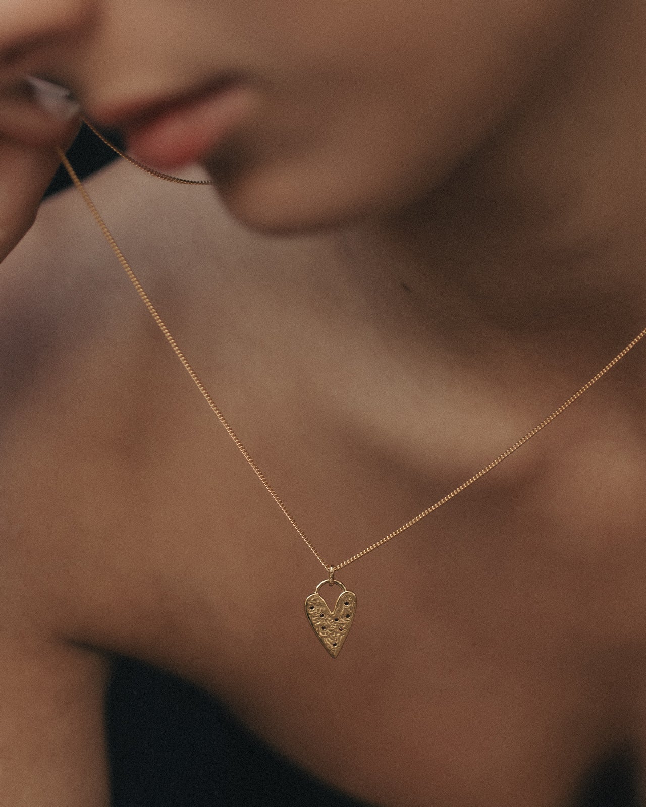Temple of the Sun Lover Necklace, Gold