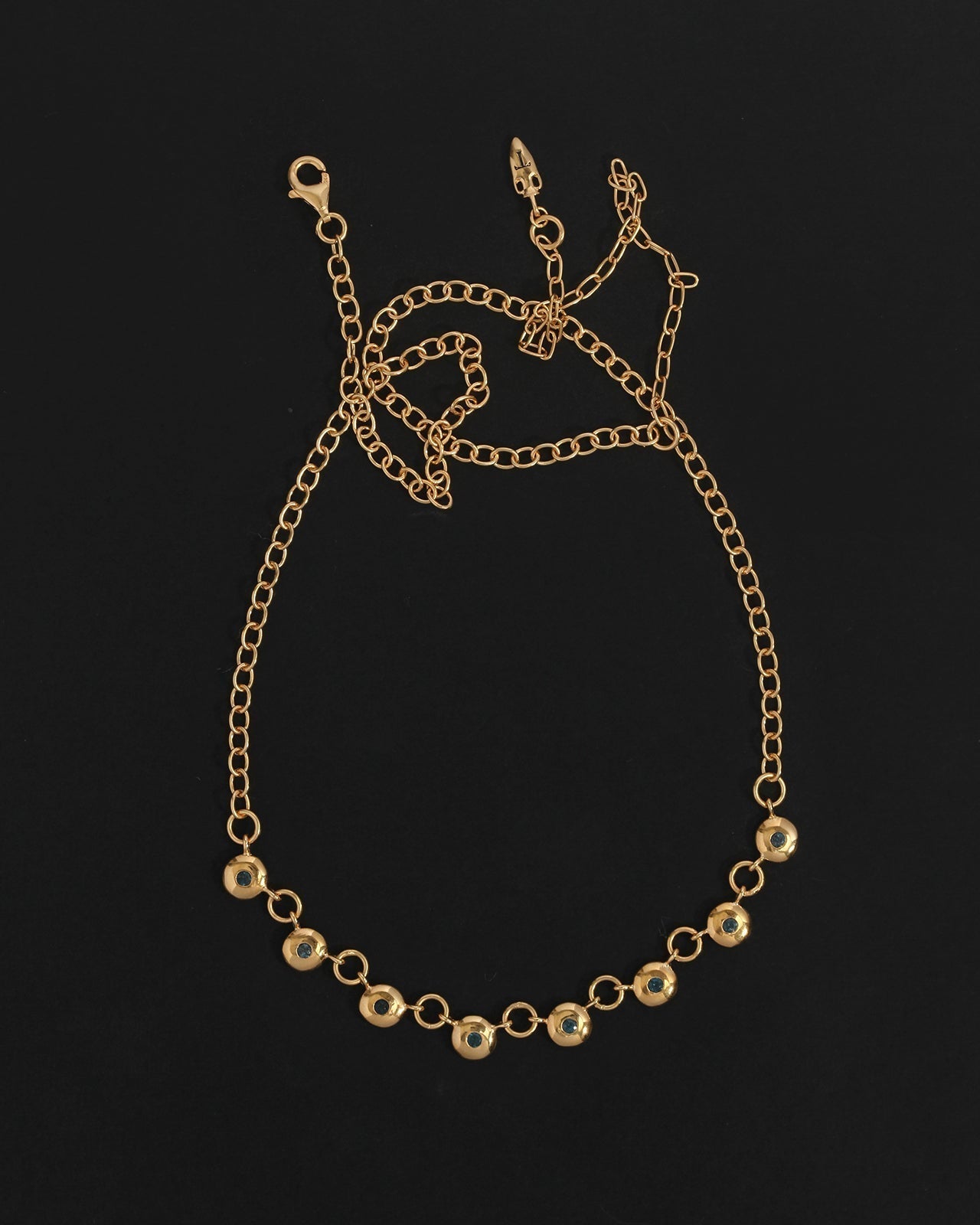 Temple of the Sun Mavi Chain Necklace, Gold