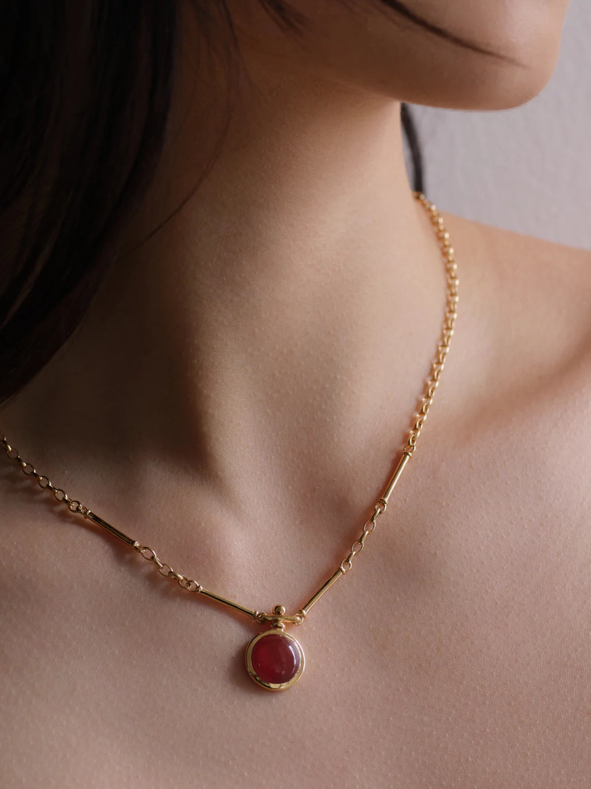 Temple of the Sun Pompeii Necklace, Gold
