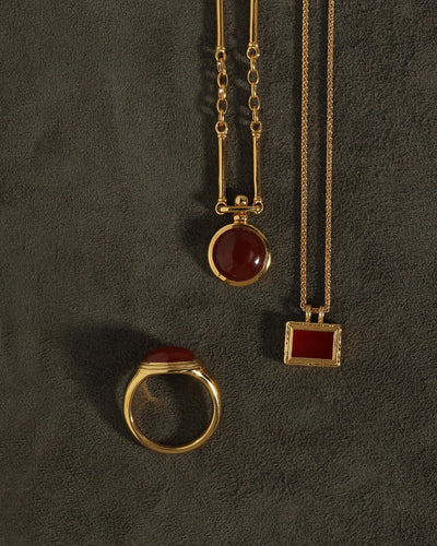 Temple of the Sun Pompeii Necklace, Gold