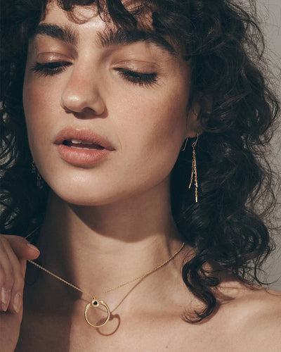 Temple of the Sun Ra Necklace, Gold