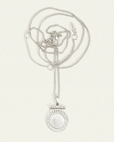 Temple of the Sun Solar Necklace, Silver