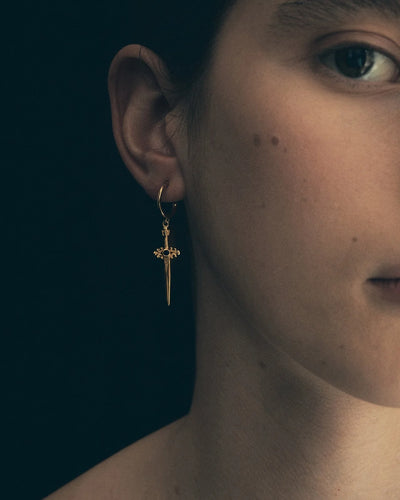 Temple of the Sun Themis Earrings, Gold