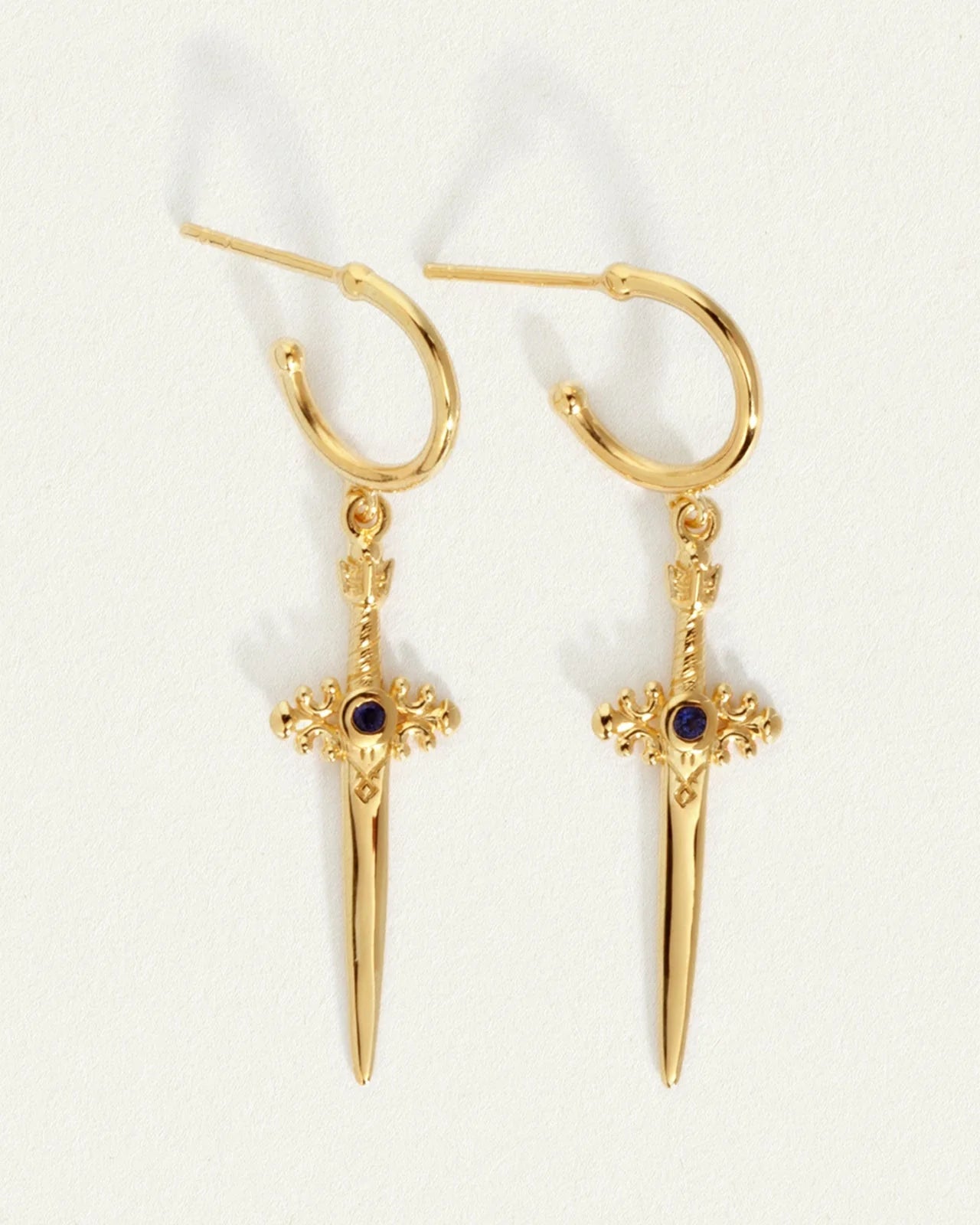 Temple of the Sun Themis Earrings, Gold