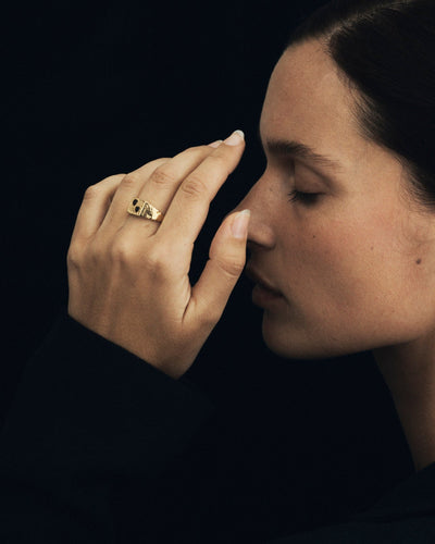 Temple of the Sun Venus Signet Ring, Gold