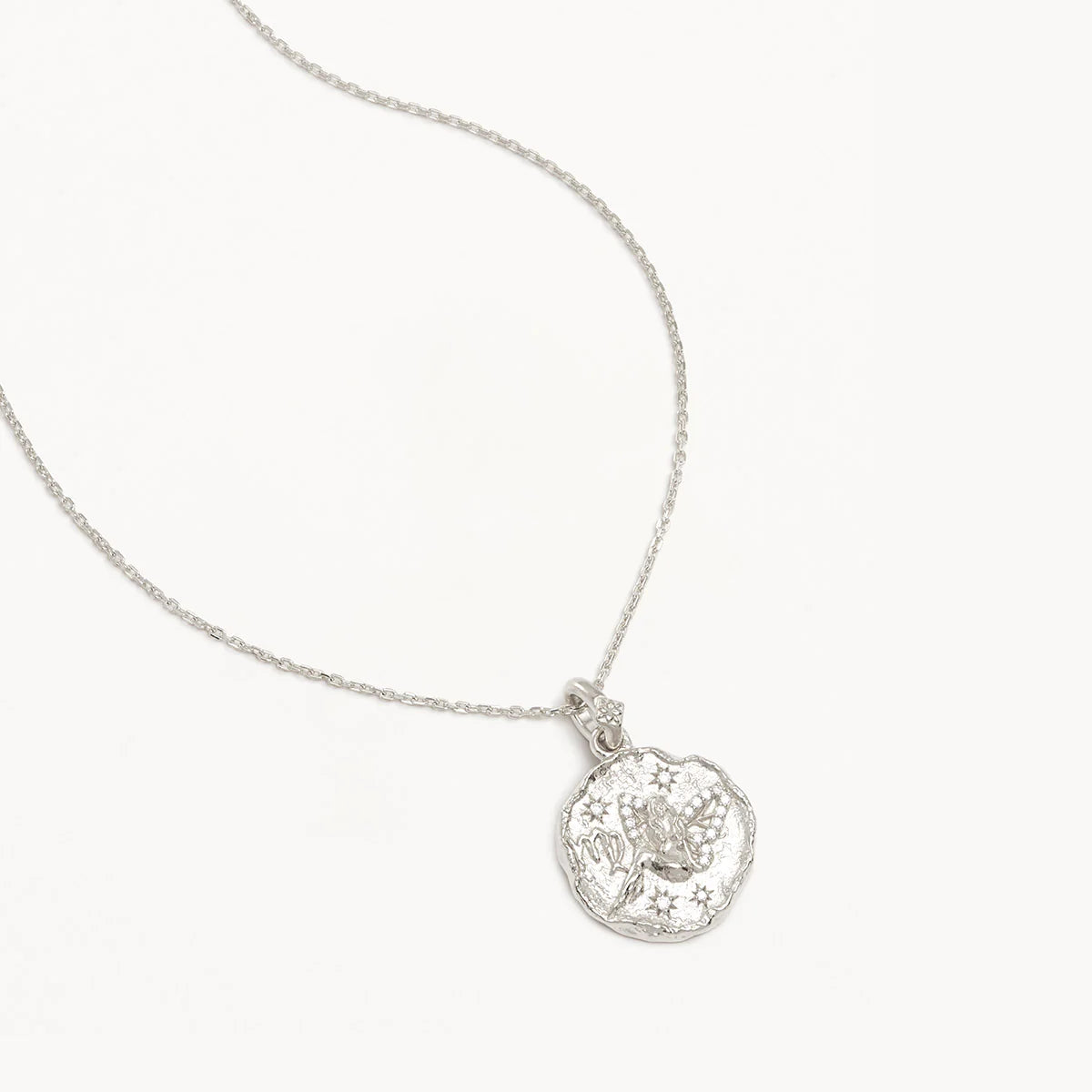 By Charlotte She Is Zodiac Necklace, Silver