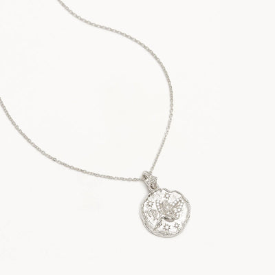 By Charlotte She Is Zodiac Necklace, Silver