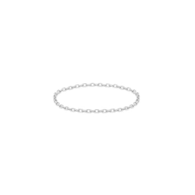 By Charlotte 14k White Gold Purity Chain Ring