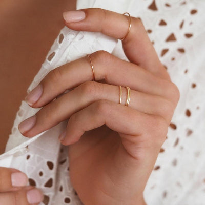 By Charlotte 14k White Gold Sweet Purity Ring