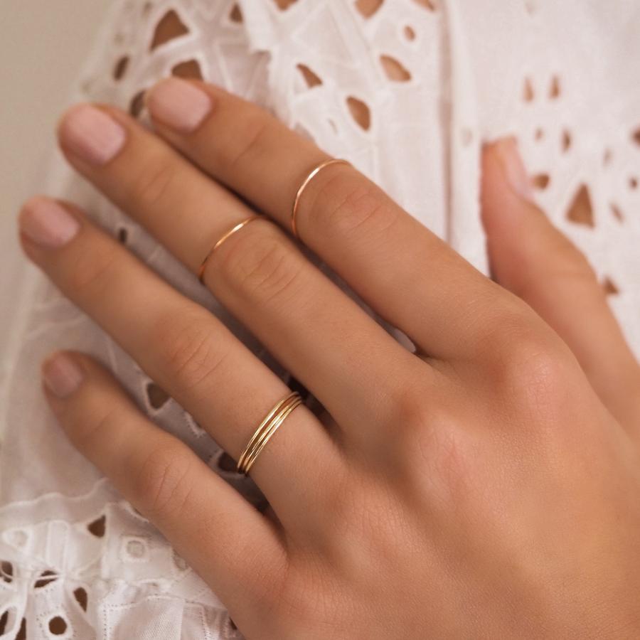 White gold purity rings discount