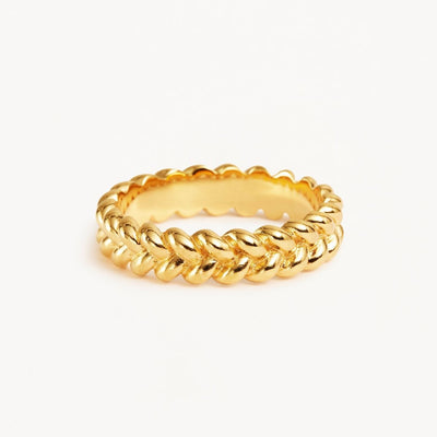 By Charlotte Intertwined Ring, Gold or Silver
