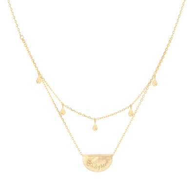 By Charlotte Blessed Lotus Necklace, Gold