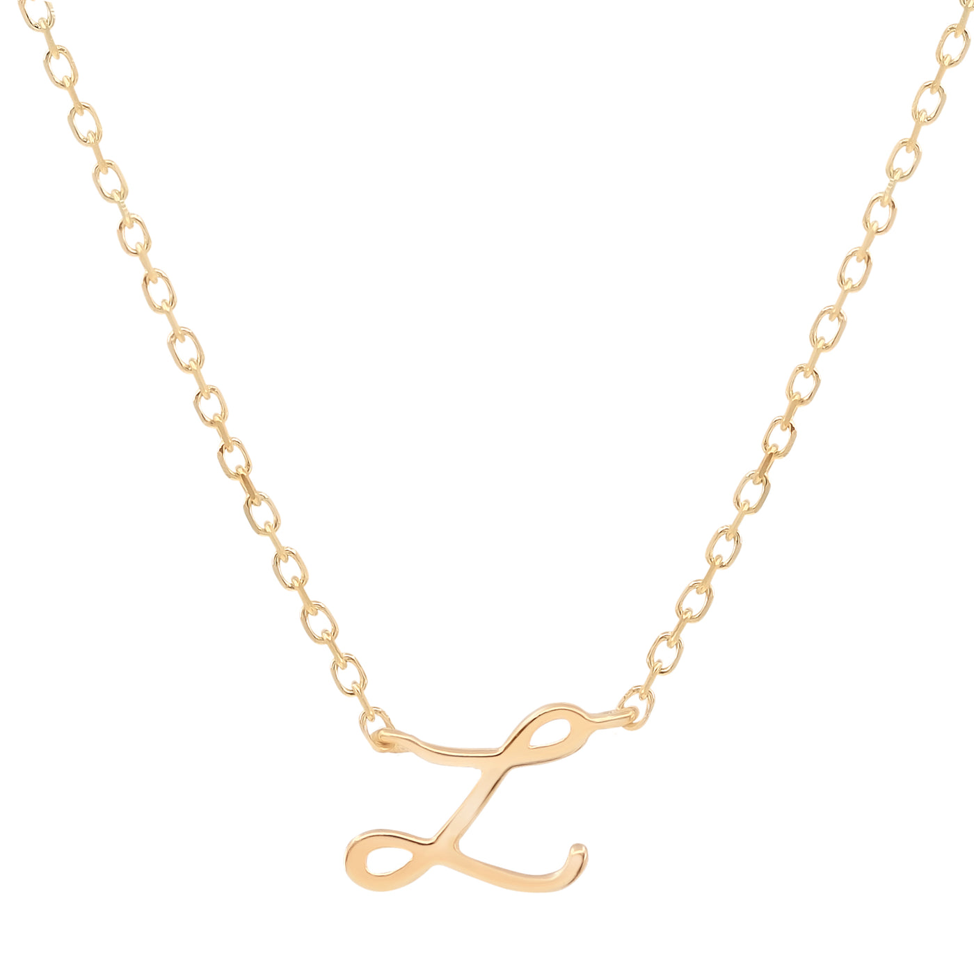 By Charlotte 14k Gold Love Letter Initial Necklace
